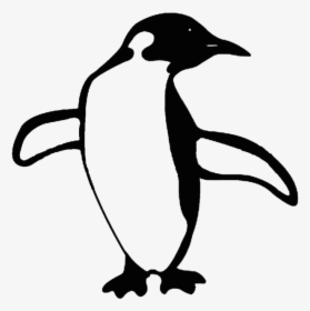 Penguin Illustration Vector Graphics Stock Photography - Transparent Clipart Penguin Silhouette, HD Png Download, Transparent PNG