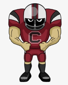 Columbia South Carolina Gamecocks - Raiders Cartoon Football Player, HD Png Download, Transparent PNG