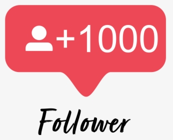 1 000 Instagram Followers, HD Png Download, Transparent PNG