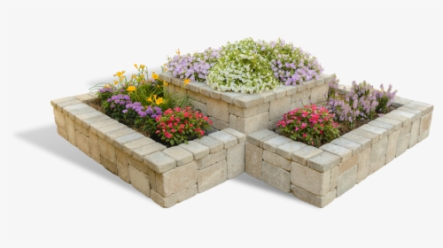Euro Block Mansfield Planter Bed Mulch Bed, HD Png Download, Transparent PNG