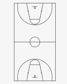 Basketball Court Lines Png, Transparent Png, Transparent PNG