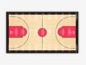 Clip Art Basketball Court Png - Circle, Transparent Png, Transparent PNG
