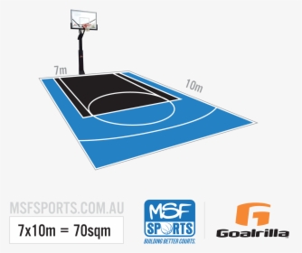 Transparent Basketball Court Png - Team Sport, Png Download, Transparent PNG
