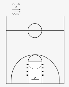 Basketball Court Diagram , Png Download - Circle, Transparent Png, Transparent PNG