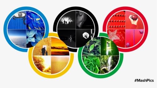 Olympic Rings Png Free Download - Circle, Transparent Png, Transparent PNG