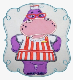 Hanna Hippo - Embroidery, HD Png Download, Transparent PNG