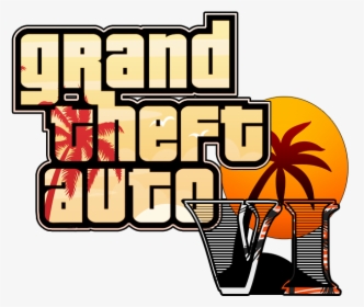 Grand Theft Auto Vi Png Picture - Grand Theft Auto Vice City Logo, Transparent Png, Transparent PNG