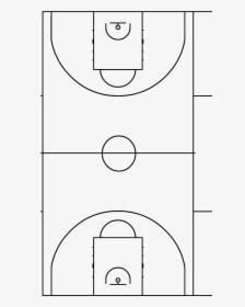 Terrain Basket Png - Fiba Basketball Half Court, Transparent Png, Transparent PNG