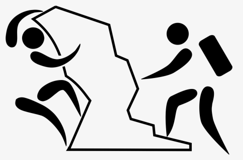 Olympic Pictogram Mounaineering And Climbing - Sport Climbing Logo Olympic, HD Png Download, Transparent PNG