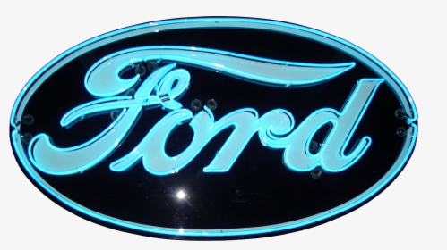 Neon Ford Logo Png, Transparent Png, Transparent PNG