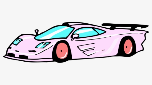Pink,compact Car,car - Car Race Png Pink, Transparent Png, Transparent PNG