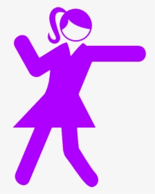 Dancing Girl Icon Png Clipart , Png Download - Dancing Girl Icon, Transparent Png, Transparent PNG