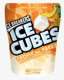 Ice Breakers Ice Cubes Tropical Freeze - Caffeinated Drink, HD Png Download, Transparent PNG