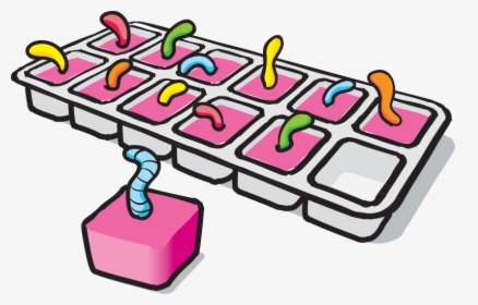 Sour Worm Ice Cubes, HD Png Download, Transparent PNG