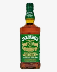 Green Label Bottles - Whisky Jack Daniels Green, HD Png Download, Transparent PNG