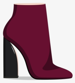 Heels Drawing Ankle Boot - Basic Pump, HD Png Download, Transparent PNG