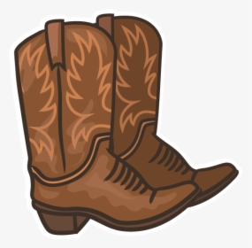 Cowboy Boot Shoe Clip Art - Clipart Cowboy Boots Transparent Background, HD Png Download, Transparent PNG