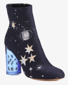 #boot #polyvore #png #blue #darkblue #witch #stars - Valentino Star Booties, Transparent Png, Transparent PNG