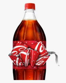 Transparent Coke Bottle Png - Coca Cola Bow Bottle, Png Download, Transparent PNG