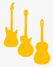 Electric Guitar Silhouette Clipart , Png Download - Guitar, Transparent Png, Transparent PNG