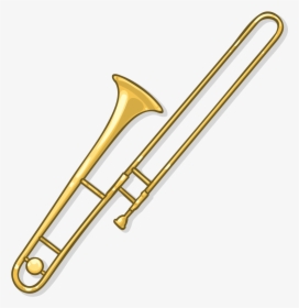 Trombone Clipart Trumbone - Types Of Trombone, HD Png Download, Transparent PNG