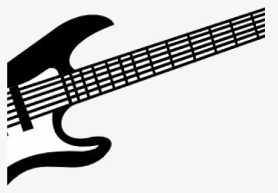 Gallery Of Grand Guitar Clipart Black And White Silhouette - Transparent Background Electric Guitar Clipart, HD Png Download, Transparent PNG