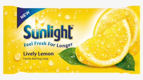 Sunlight Lively Lemon Bathing Soap - Sunlight Bath Soap Transparent, HD Png Download, Transparent PNG
