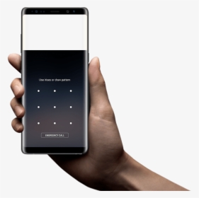 Samsung Galaxy Note 8 Png - Holding Samsung Note 8, Transparent Png, Transparent PNG