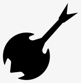 Guitar Music Instrument Black Silhouette - Music, HD Png Download, Transparent PNG