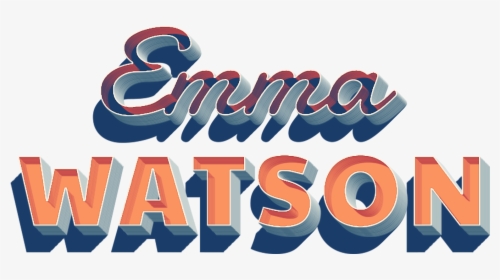 Emma Watson Name Logo Png - Graphic Design, Transparent Png, Transparent PNG