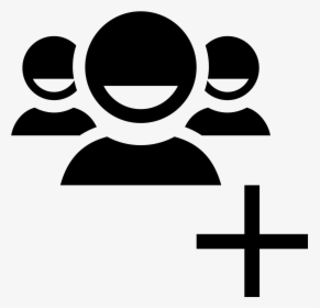 Add A User - Add Group Icon, HD Png Download, Transparent PNG