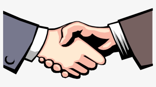 Vector Illustration Of Businessman Hands Shaking - Shake Hands Vector Png, Transparent Png, Transparent PNG
