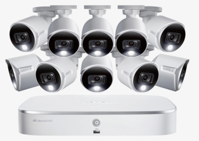 4k Ultra Hd Security System With 4k Active Deterrence - Lorex 4k Ultra Hd Dvr, HD Png Download, Transparent PNG