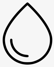 Drawing Raindrops Blood - Blood Drop Line Drawing, HD Png Download, Transparent PNG
