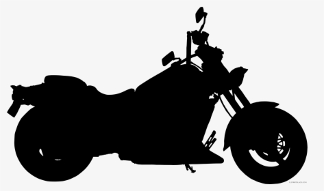 Motorcycle Scooter Harley-davidson Car Clip Art - Motorcycle Silhouette, HD Png Download, Transparent PNG