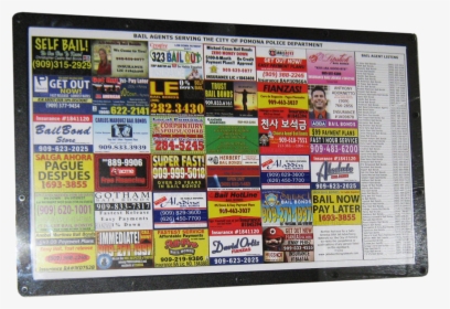 Bail Bond Advertisement In Jail, HD Png Download, Transparent PNG