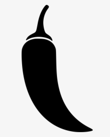 Hot Chili - Chilli Silhouette Png, Transparent Png, Transparent PNG