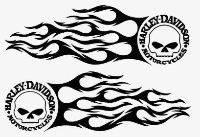 Harley-davidson Motorcycle Decal Car Logo - Harley Davidson Logo Skull, HD Png Download, Transparent PNG