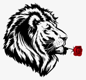 Lion S Roar Cheetah Lion S Roar Drawing - Lion Black And White Png, Transparent Png, Transparent PNG
