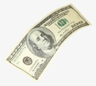 Transparent Money Falling Png - Hundred Dollar Bill Falling, Png Download, Transparent PNG