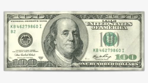 $100 - 100 Dollar Bill Gif, HD Png Download, Transparent PNG