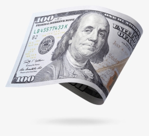 United States One Hundred Dollar Bill United States - Transparent Blue 100 Dollar Bills, HD Png Download, Transparent PNG