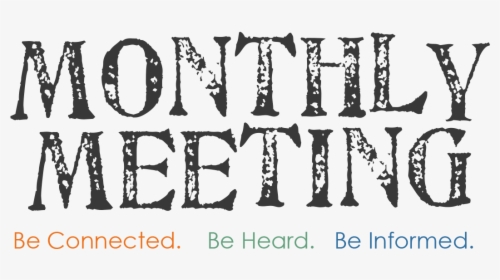 Meeting Clipart Meeting Reminder - Monthly Meeting, HD Png Download, Transparent PNG