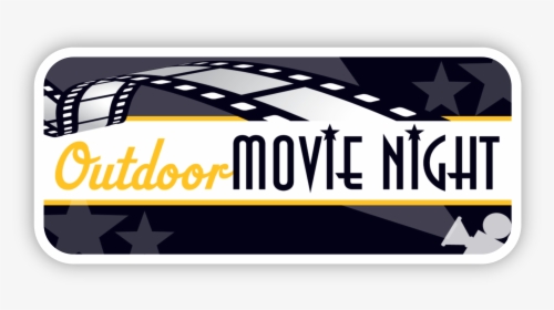 Transparent Movie Night Png - Clip Art Outdoor Movie Night, Png Download, Transparent PNG