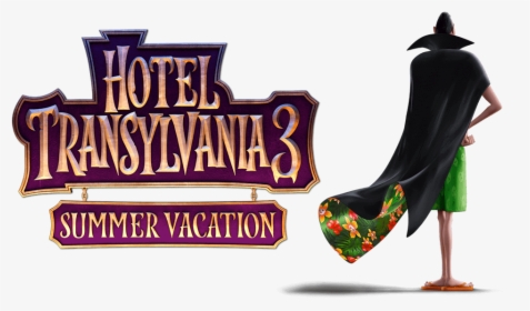 Hotel Transylvania 3 Movie Name And Dracula Standing - Hotel Transylvania 3 Png, Transparent Png, Transparent PNG