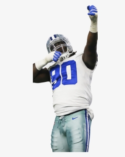 Dallas Cowboys Players Png - Demarcus Lawrence No Background, Transparent Png, Transparent PNG