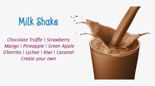 Milk Shake Frozen Yogurt - Chocolate Milk, HD Png Download, Transparent PNG