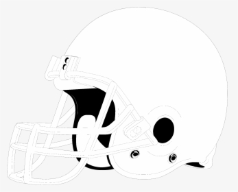 Dallas Cowboy Logo Black And White - White Helmet And Football Png, Transparent Png, Transparent PNG