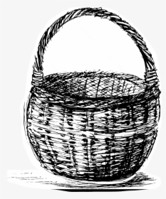 Basket Drawings, HD Png Download, Transparent PNG