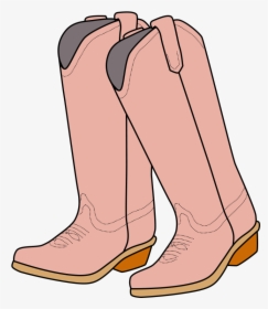 Cowboy Boot - Clipart Cowgirl Boots Png, Transparent Png, Transparent PNG